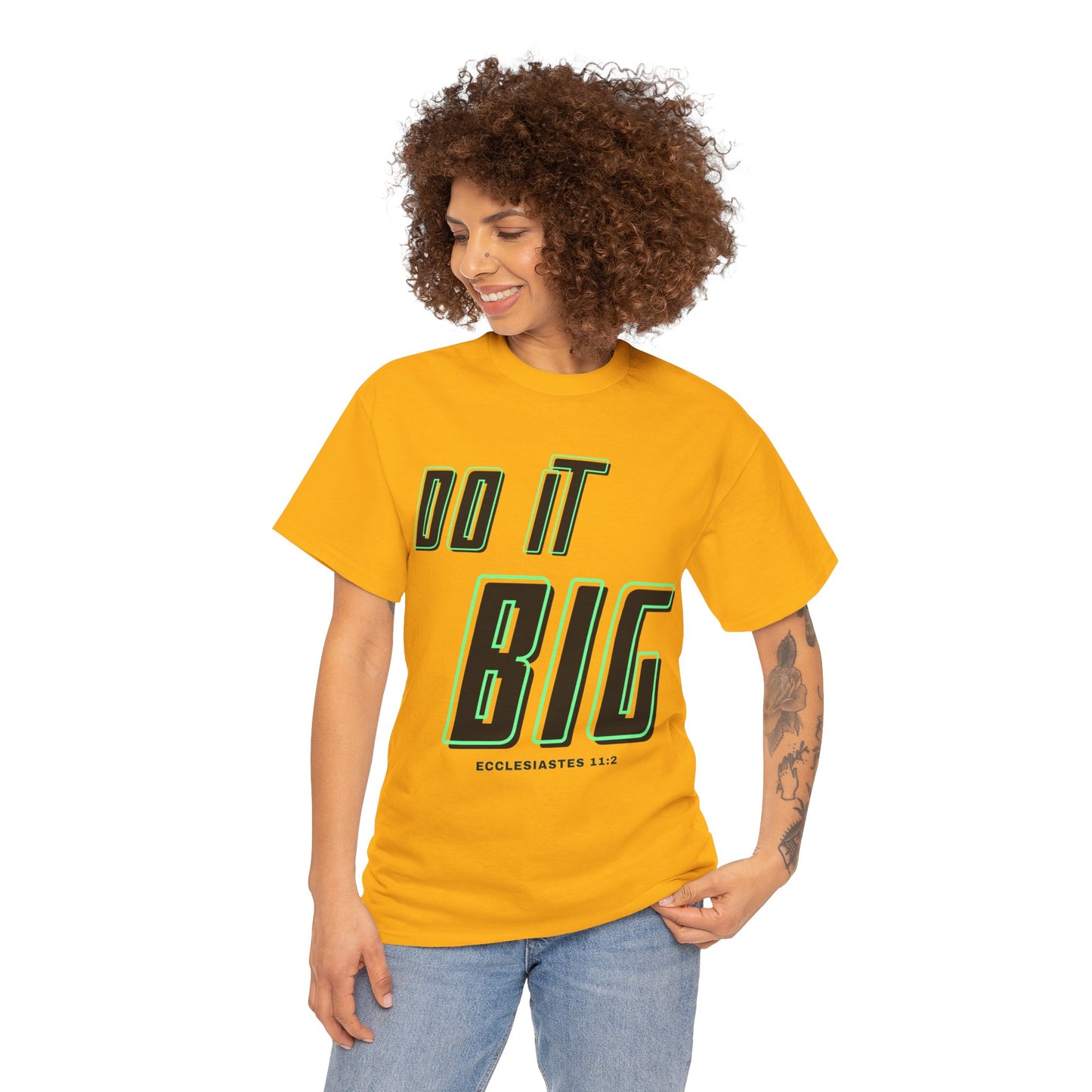 DO IT BIG - 1- Unisex Heavy Cotton Tee