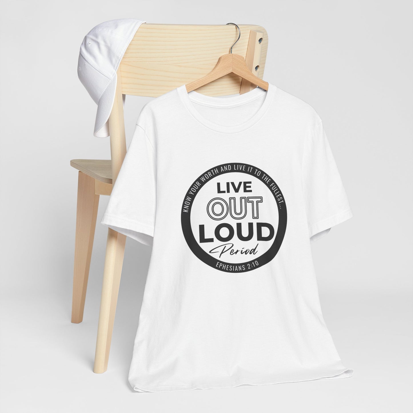 LIVE OUT LOUD 1 Unisex Jersey Short Sleeve Tee