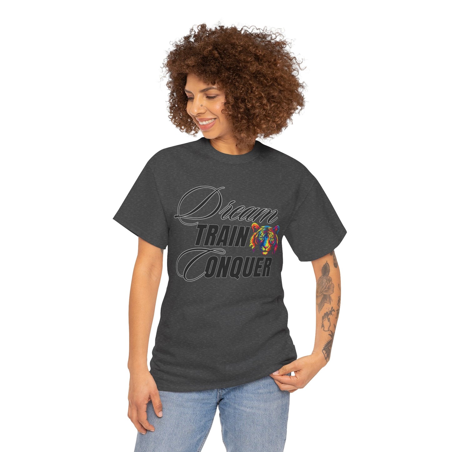 Dream Train Conquer Unisex T-Shirt - Inspirational Tee
