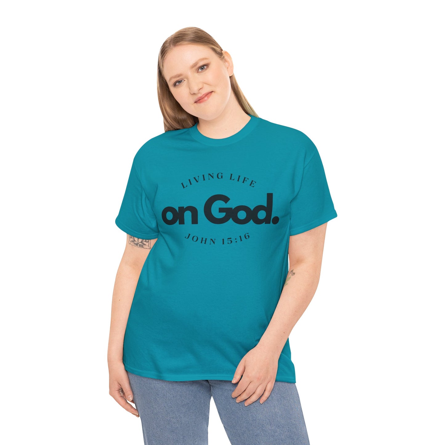 Living Life on God - 4- Unisex Heavy Cotton Tee