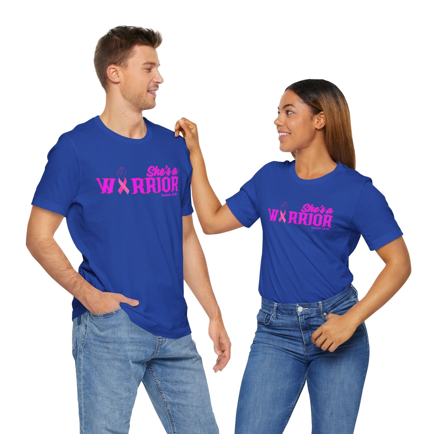 SHE'S A WARRIOR 2 - Unisex Jersey Short Sleeve Tee