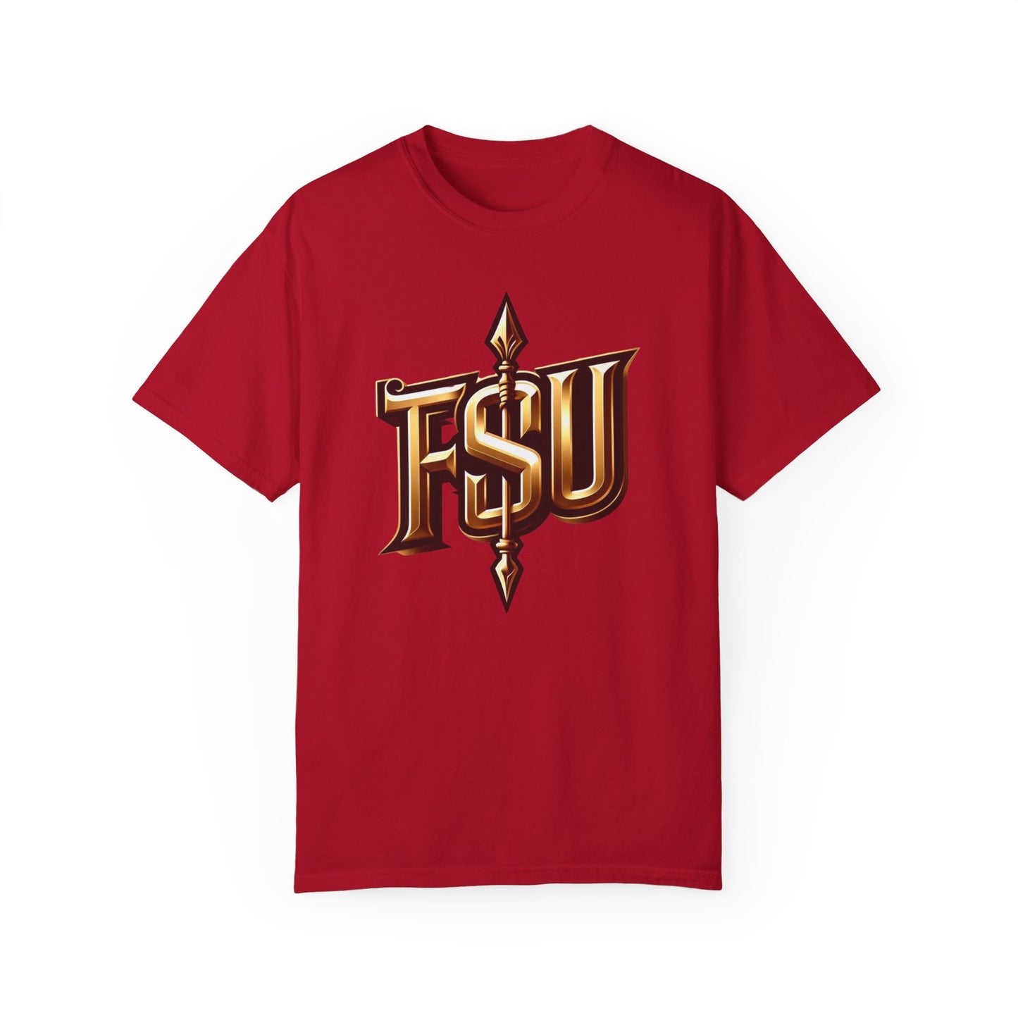 FSU Team Spirit T-Shirt with quick reference to War Chant on the Back, Garnet and Gold Unisex Tee, Seminoles Fan Apparel, Game Day Shirt