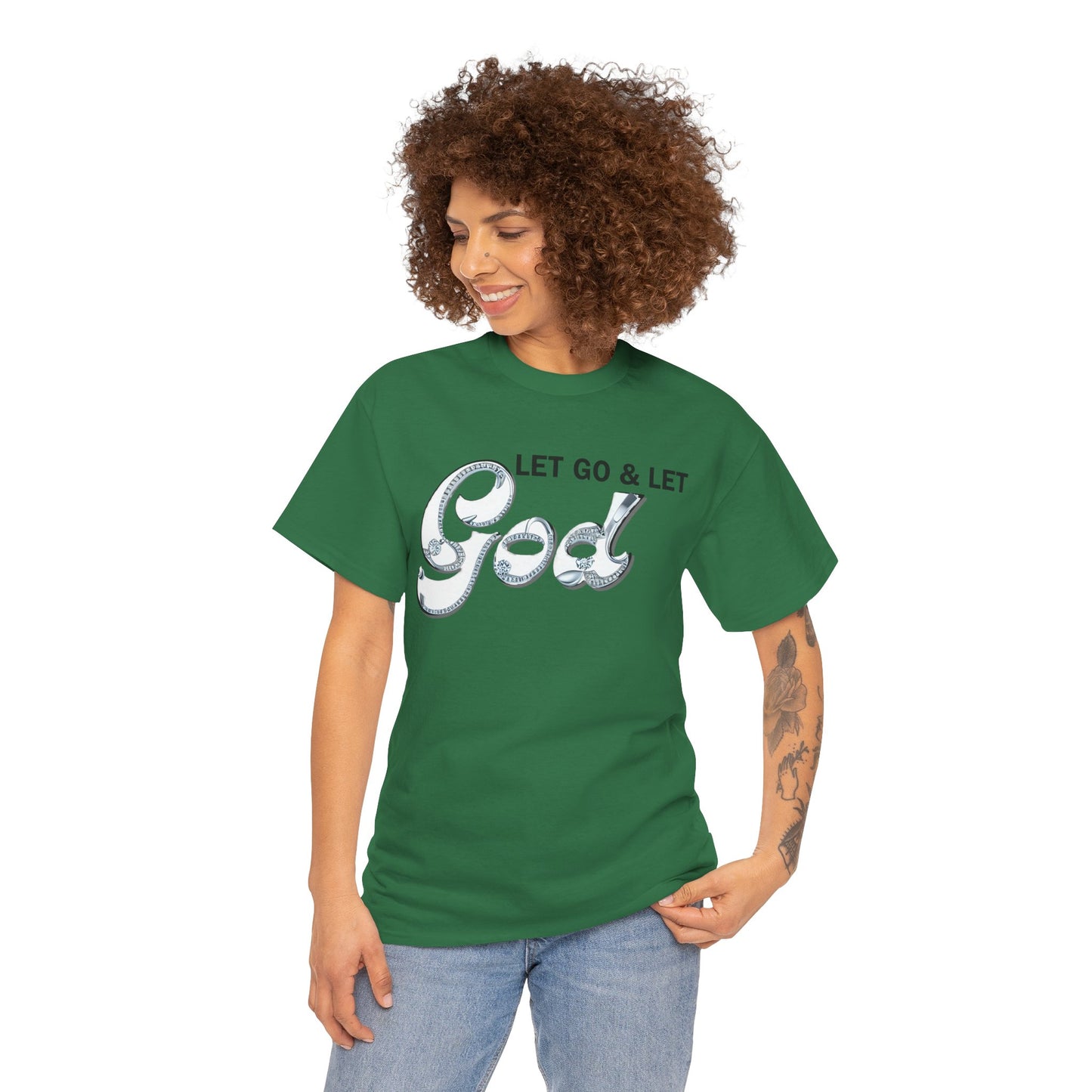 LET GO & LET GOD 2 - 5- Unisex Heavy Cotton Tee