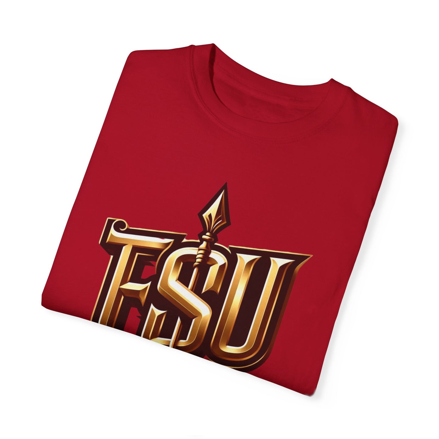 FSU Team Spirit T-Shirt with quick reference to War Chant on the Back, Garnet and Gold Unisex Tee, Seminoles Fan Apparel, Game Day Shirt