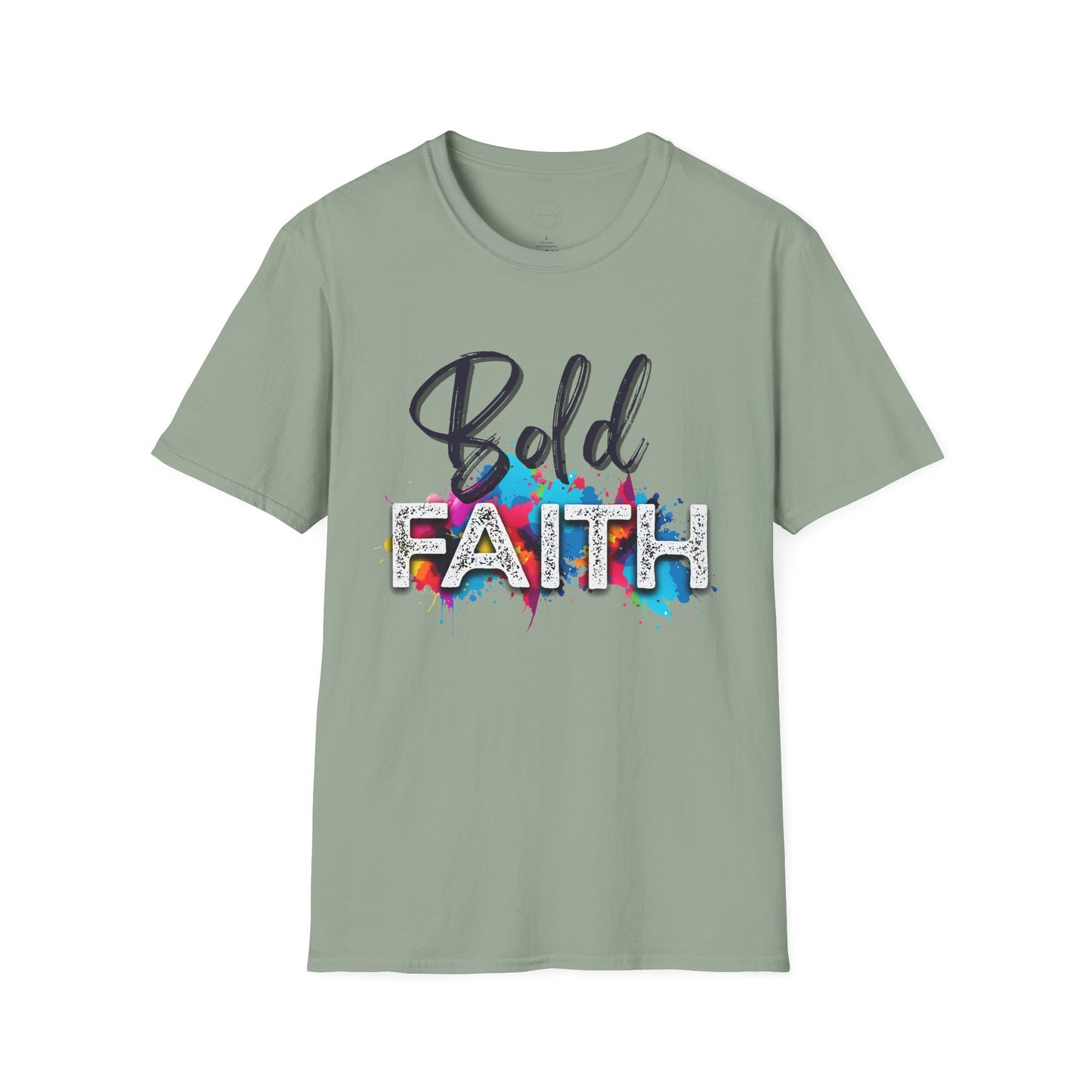 Bold Faith Unisex T-Shirt, Religious Graphic Tee, Inspirational Shirt, Christian Gift, Believe Top