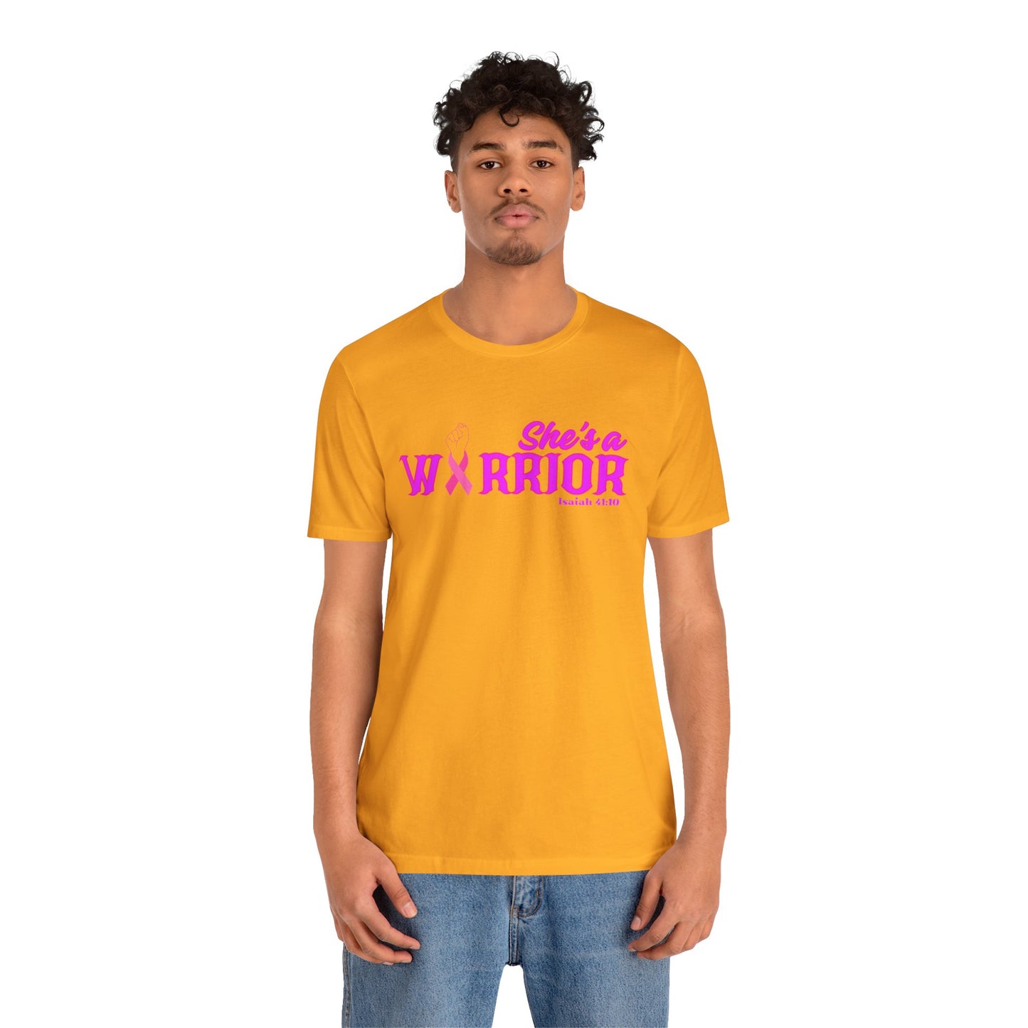 SHE'S A WARRIOR 2 - Unisex Jersey Short Sleeve Tee