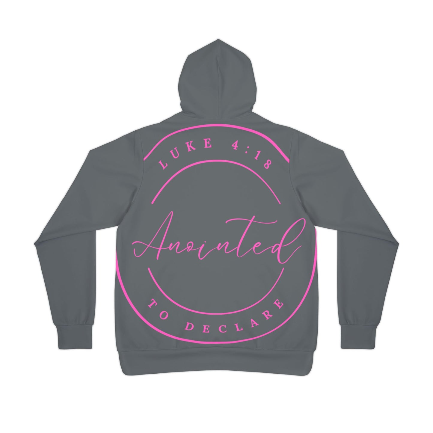 Anointed to Declare Athletic Hoodie - Christian Faith Inspirational Sweatshirt