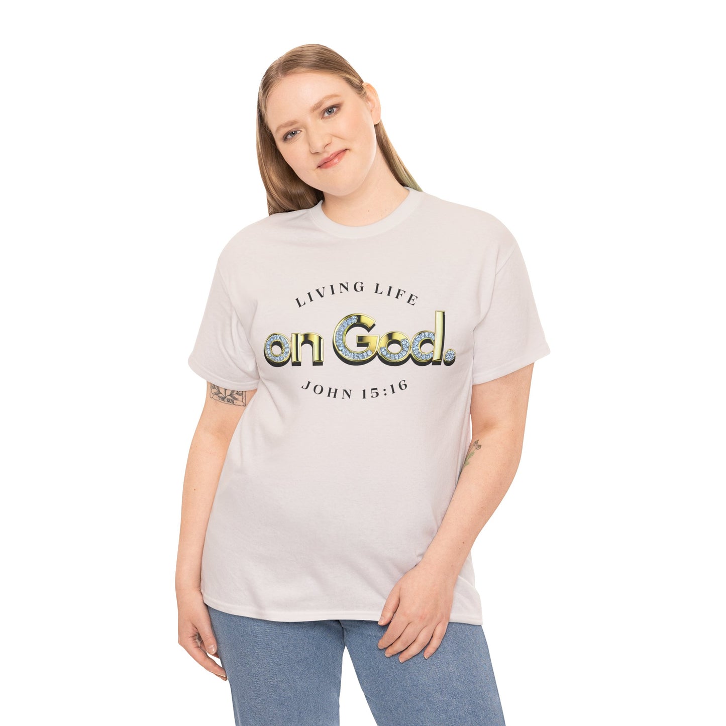 Living Life on God - 3 - Unisex Heavy Cotton Tee