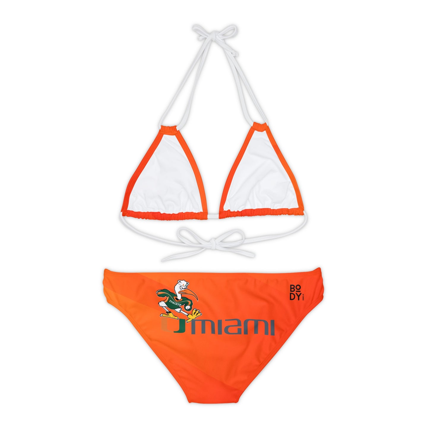 MIAMI HURRICANES Strappy Bikini Set