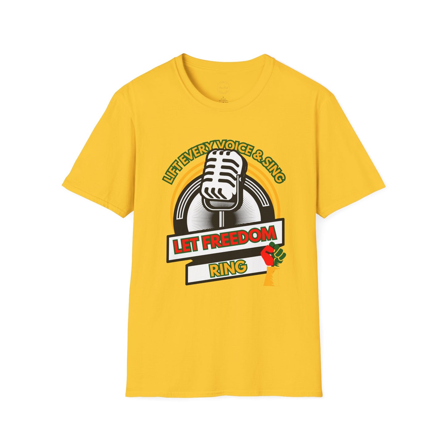 Black History T-Shirt lift Every Voice and Sing, Unisex Tee, African American Pride Shirt, Civil Rights Activism Top, Juneteenth Apparel