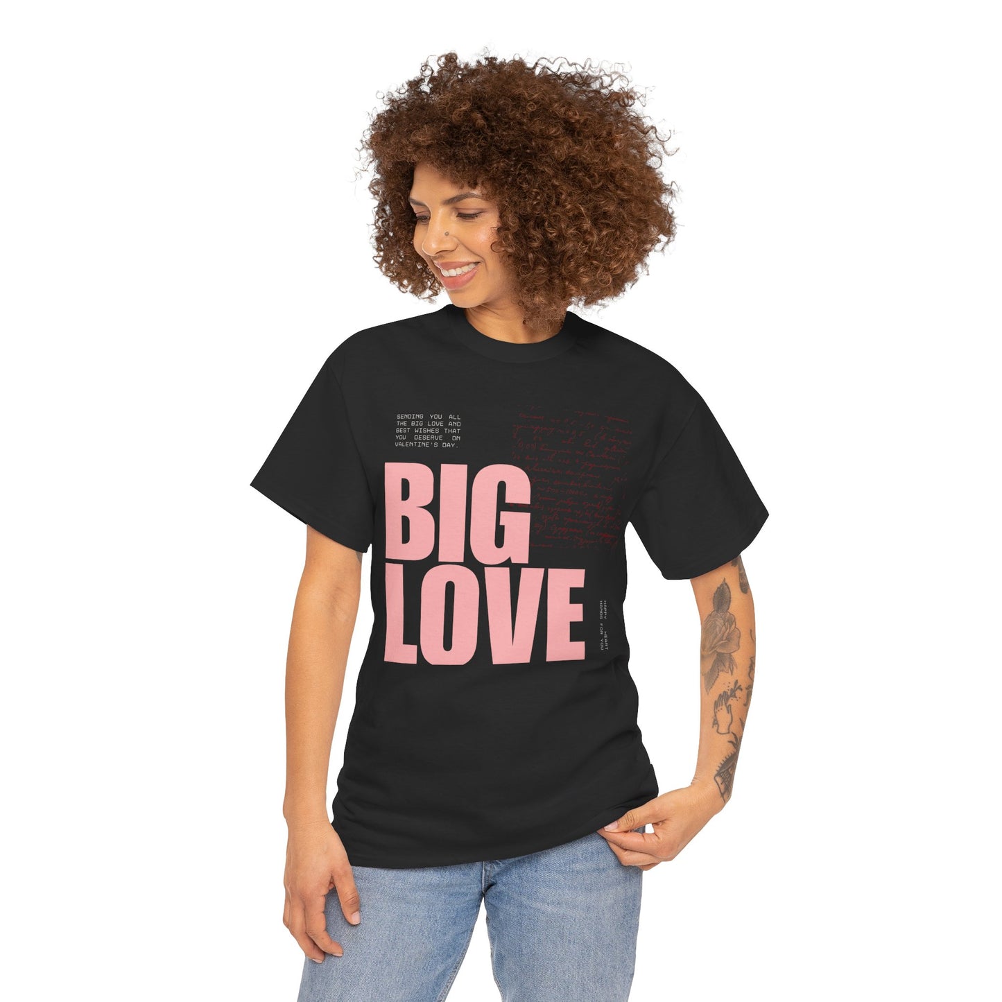 Inspirational Tee - Big Love Unisex Heavy Cotton Tee