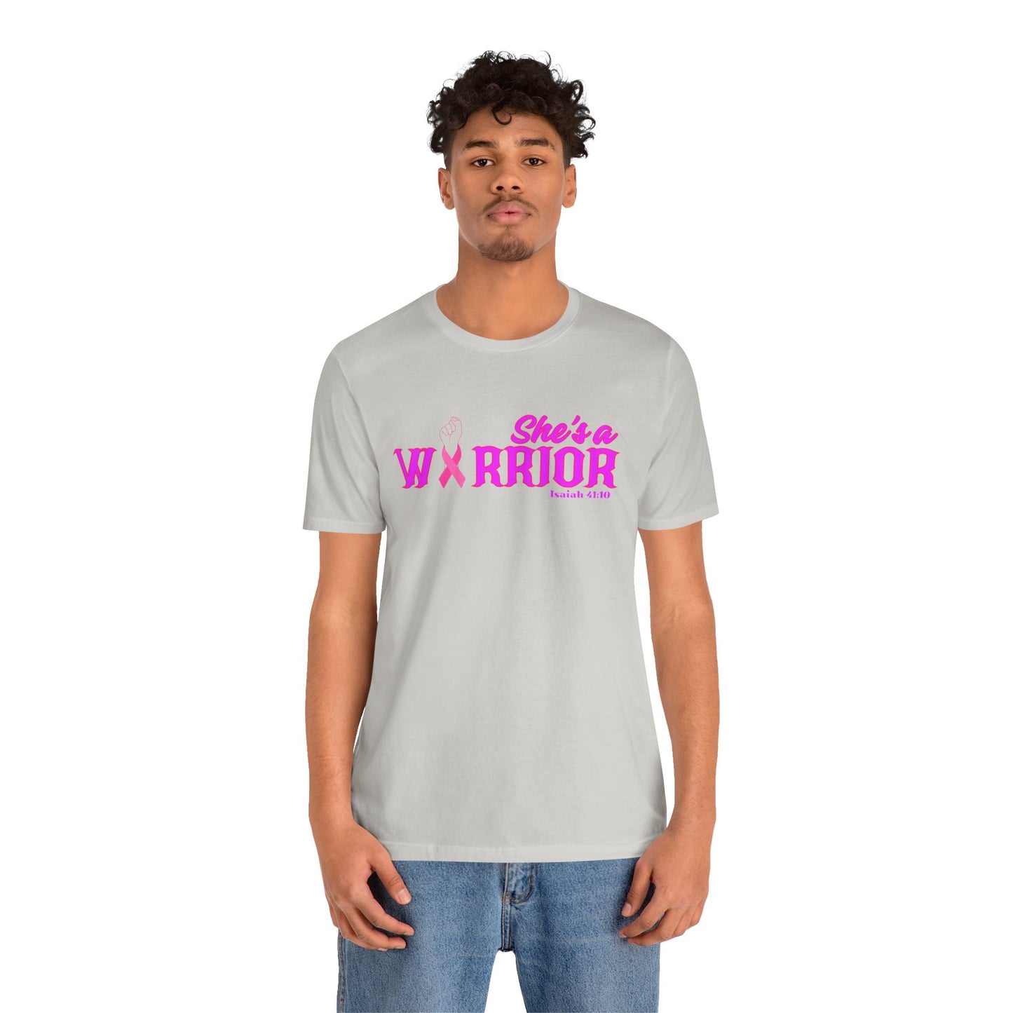 SHE'S A WARRIOR 2 - Unisex Jersey Short Sleeve Tee