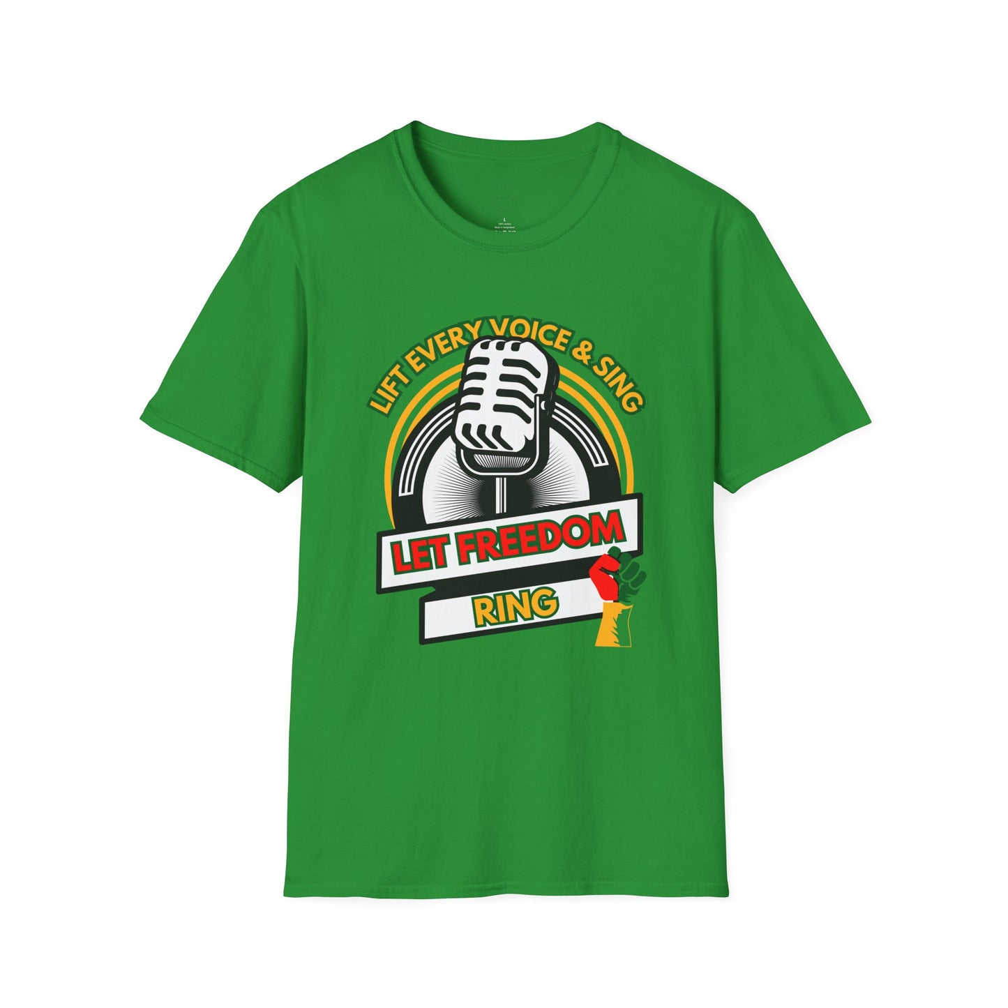 Black History T-Shirt lift Every Voice and Sing, Unisex Tee, African American Pride Shirt, Civil Rights Activism Top, Juneteenth Apparel