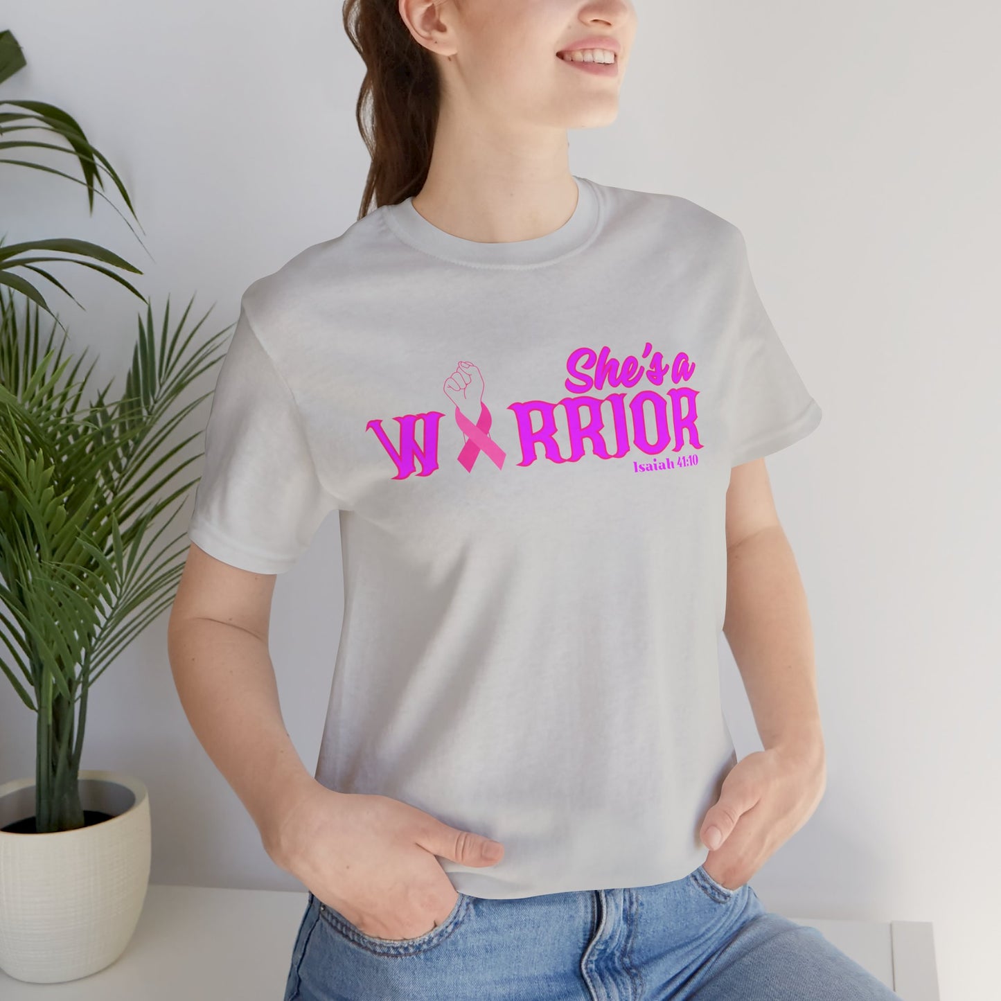 SHE'S A WARRIOR 2 - Unisex Jersey Short Sleeve Tee