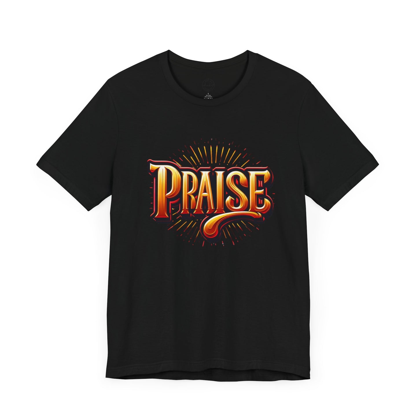 Praise Tee, Religious Shirt, Christian Apparel, Unisex Jersey Tee, Bright Design, Inspirational T-shirt