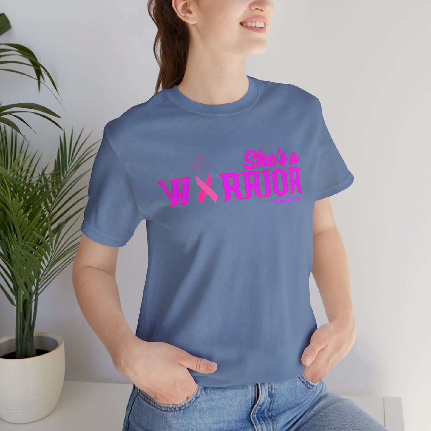 SHE'S A WARRIOR 2 - Unisex Jersey Short Sleeve Tee