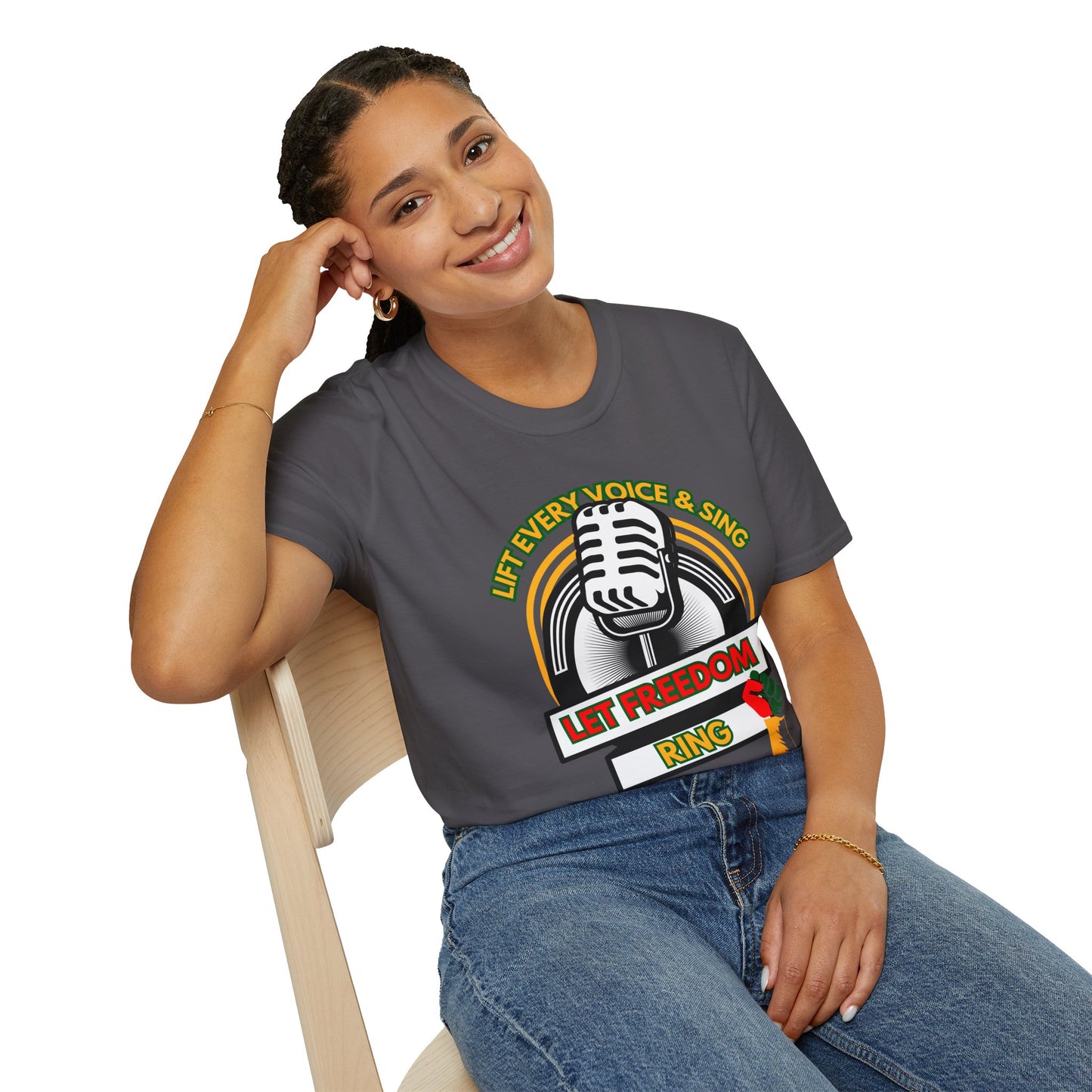 Black History T-Shirt lift Every Voice and Sing, Unisex Tee, African American Pride Shirt, Civil Rights Activism Top, Juneteenth Apparel