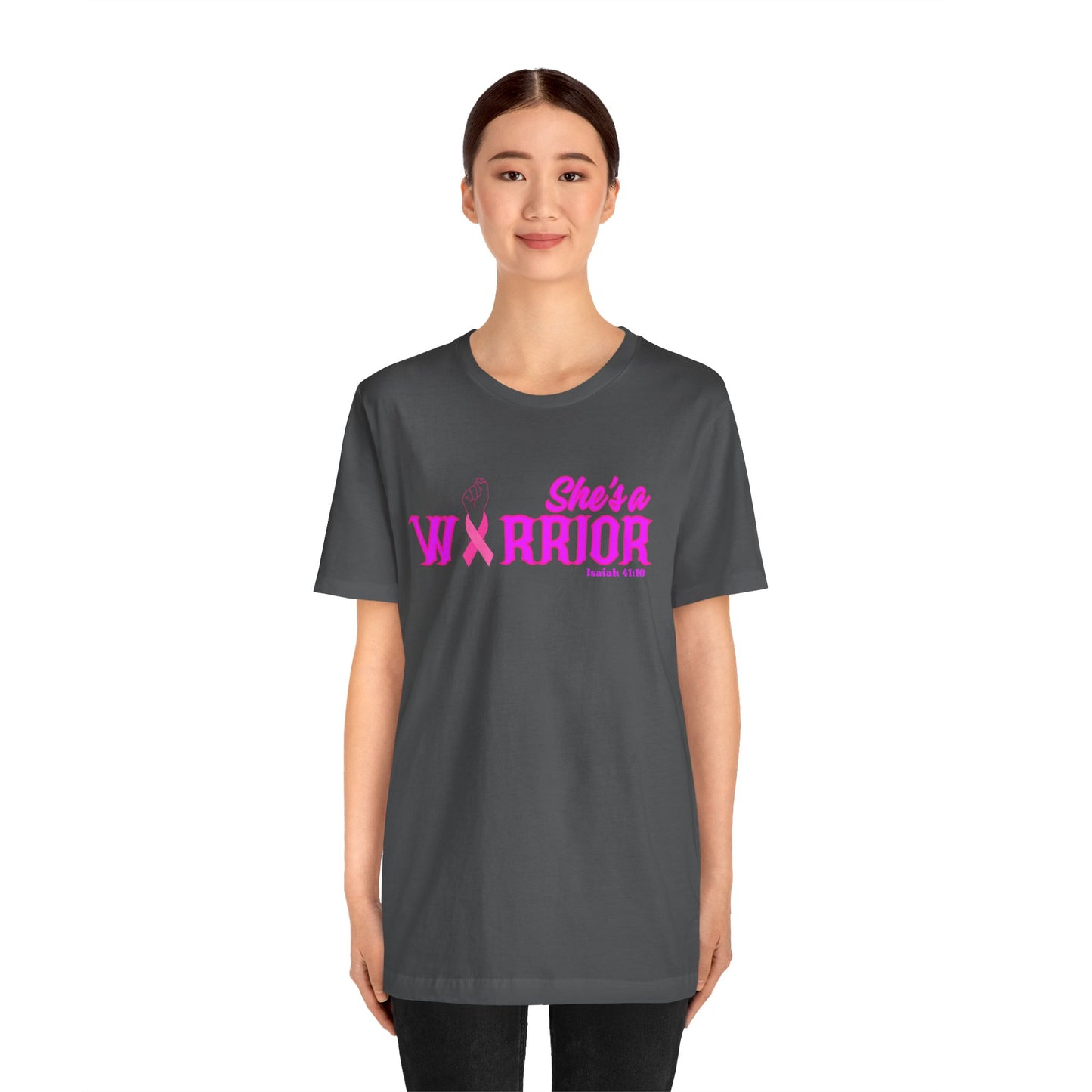 SHE'S A WARRIOR 2 - Unisex Jersey Short Sleeve Tee