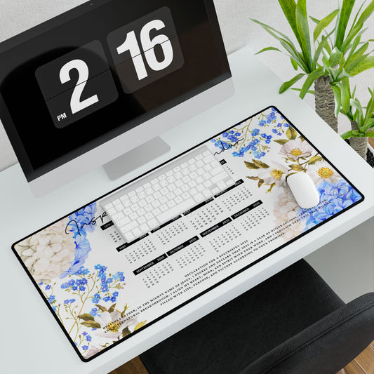 Inspirational Desk Mats with 2026 Calendar