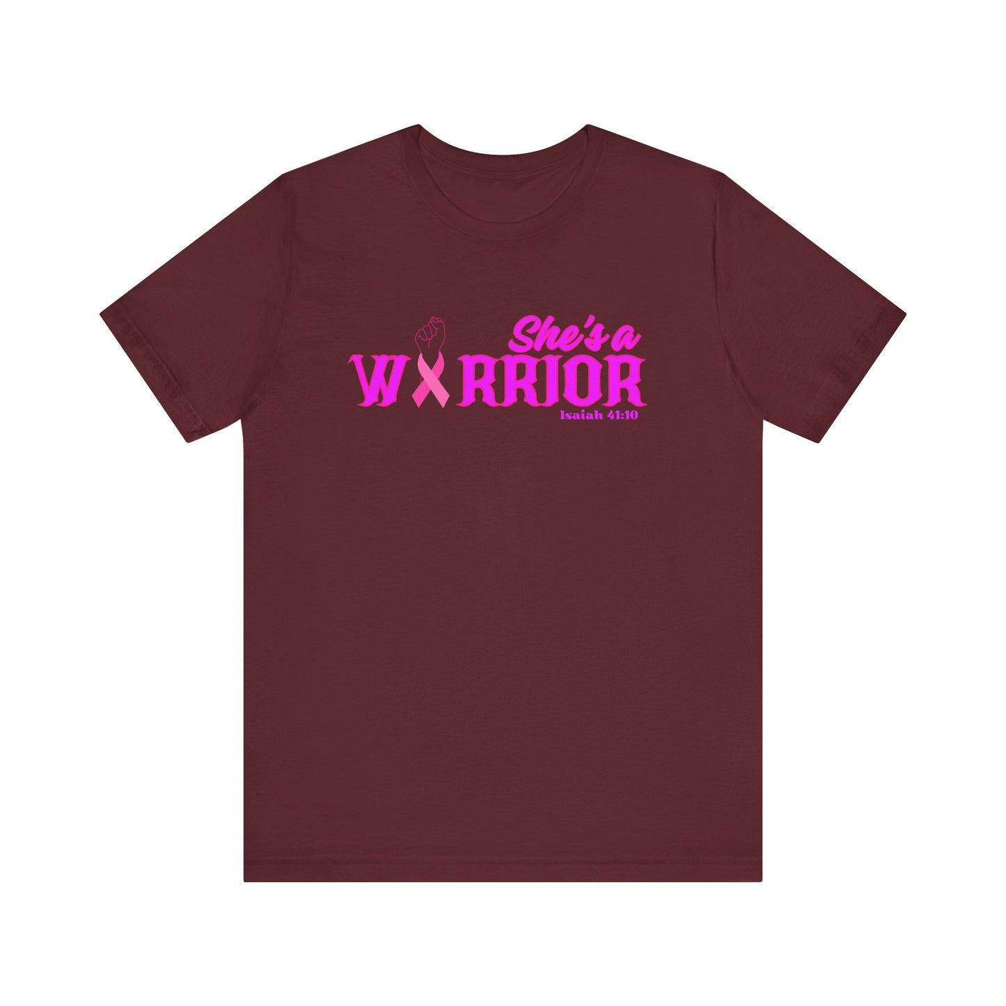 SHE'S A WARRIOR 2 - Unisex Jersey Short Sleeve Tee