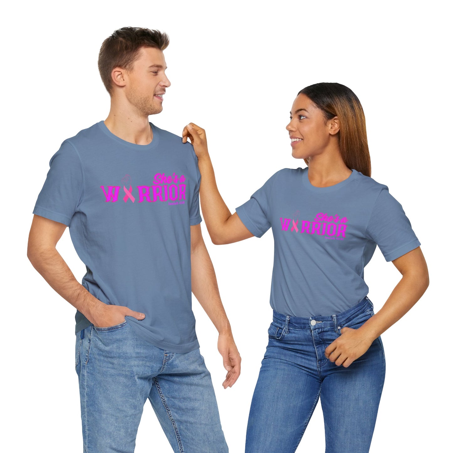 SHE'S A WARRIOR 2 - Unisex Jersey Short Sleeve Tee