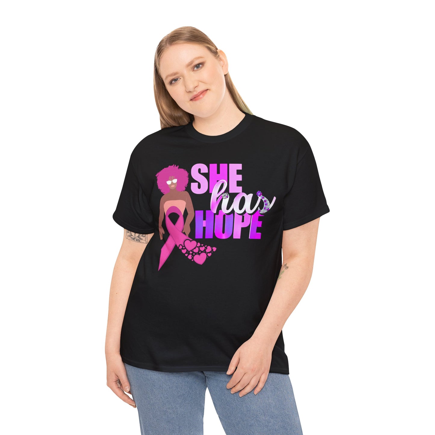 SHE HAS HOPE 3 -Heavy Cotton Tee