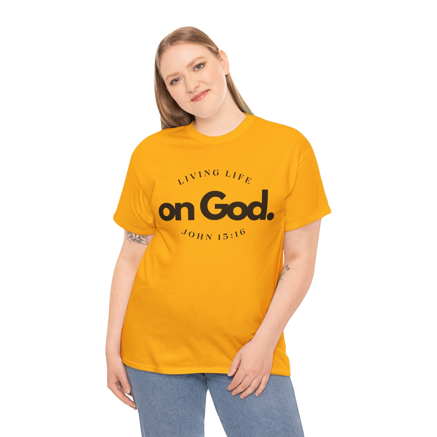 Living Life on God - 4- Unisex Heavy Cotton Tee