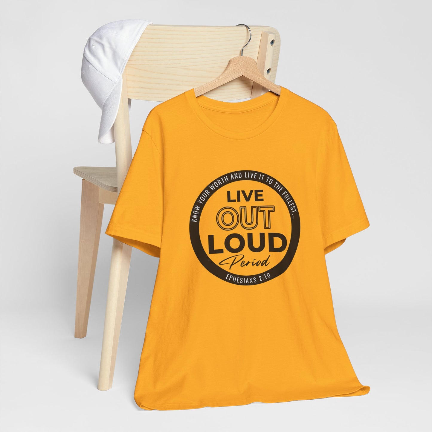 LIVE OUT LOUD 1 Unisex Jersey Short Sleeve Tee