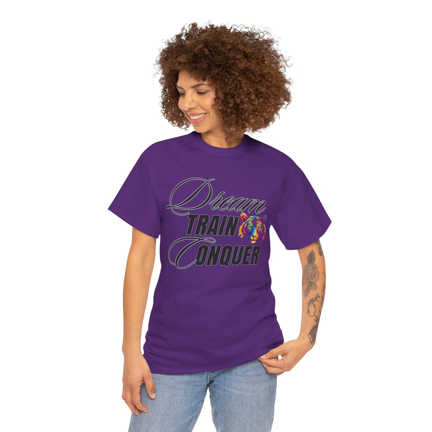Dream Train Conquer Unisex T-Shirt - Inspirational Tee