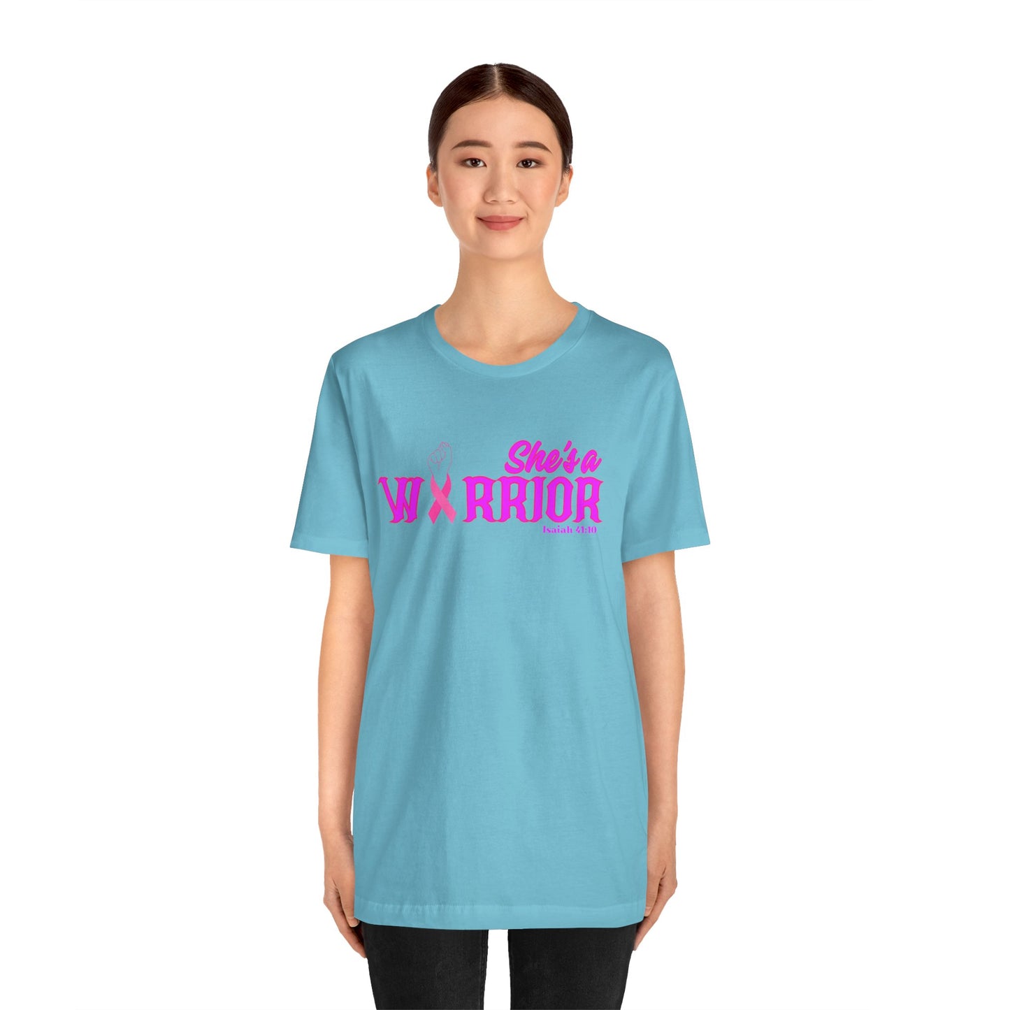 SHE'S A WARRIOR 2 - Unisex Jersey Short Sleeve Tee
