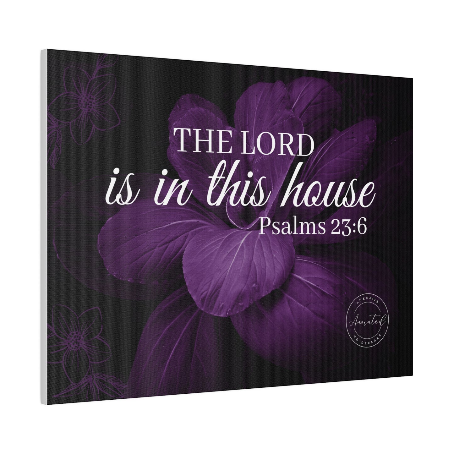 THE LORD IS IN THIS HOUSE 2 -Matte Canvas, Stretched, 0.75"