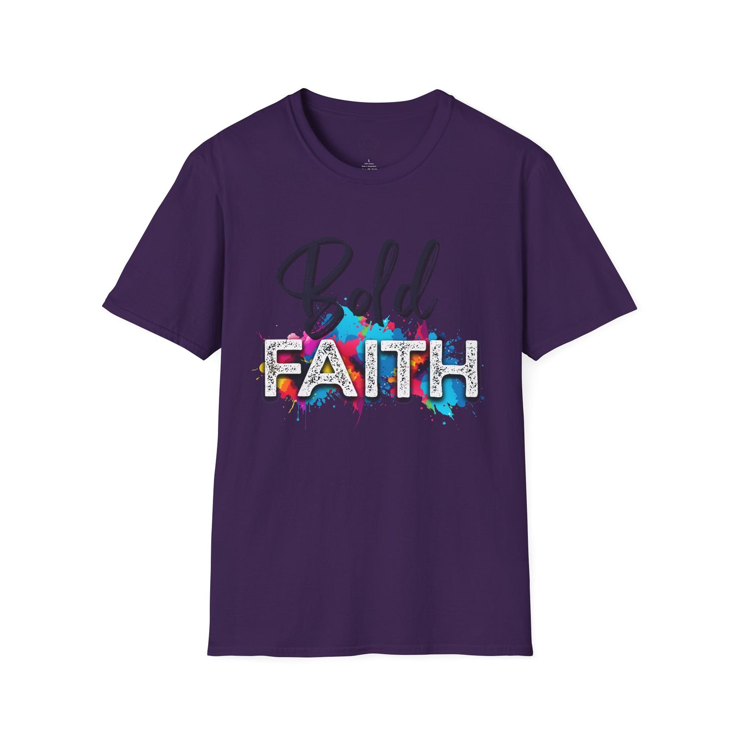 Bold Faith Unisex T-Shirt, Religious Graphic Tee, Inspirational Shirt, Christian Gift, Believe Top
