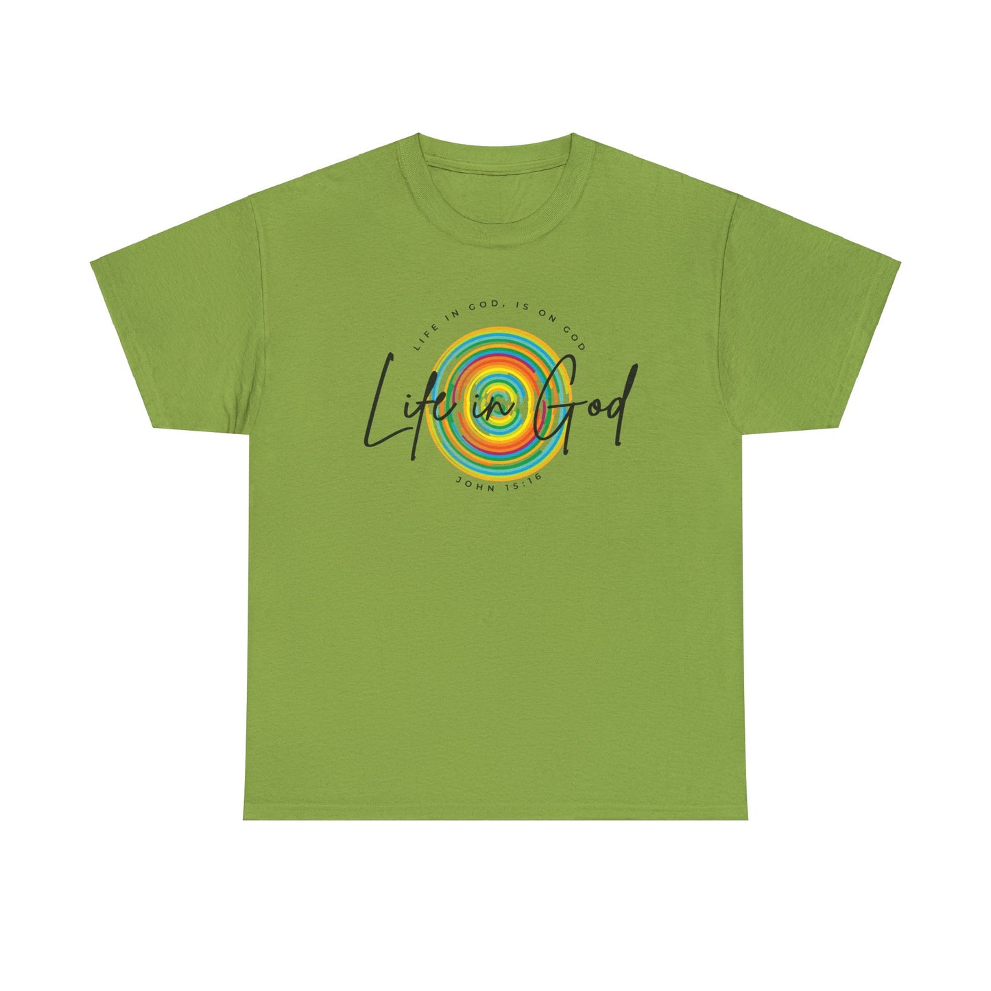 LIFE IN GOD 1 - Unisex Heavy Cotton Tee