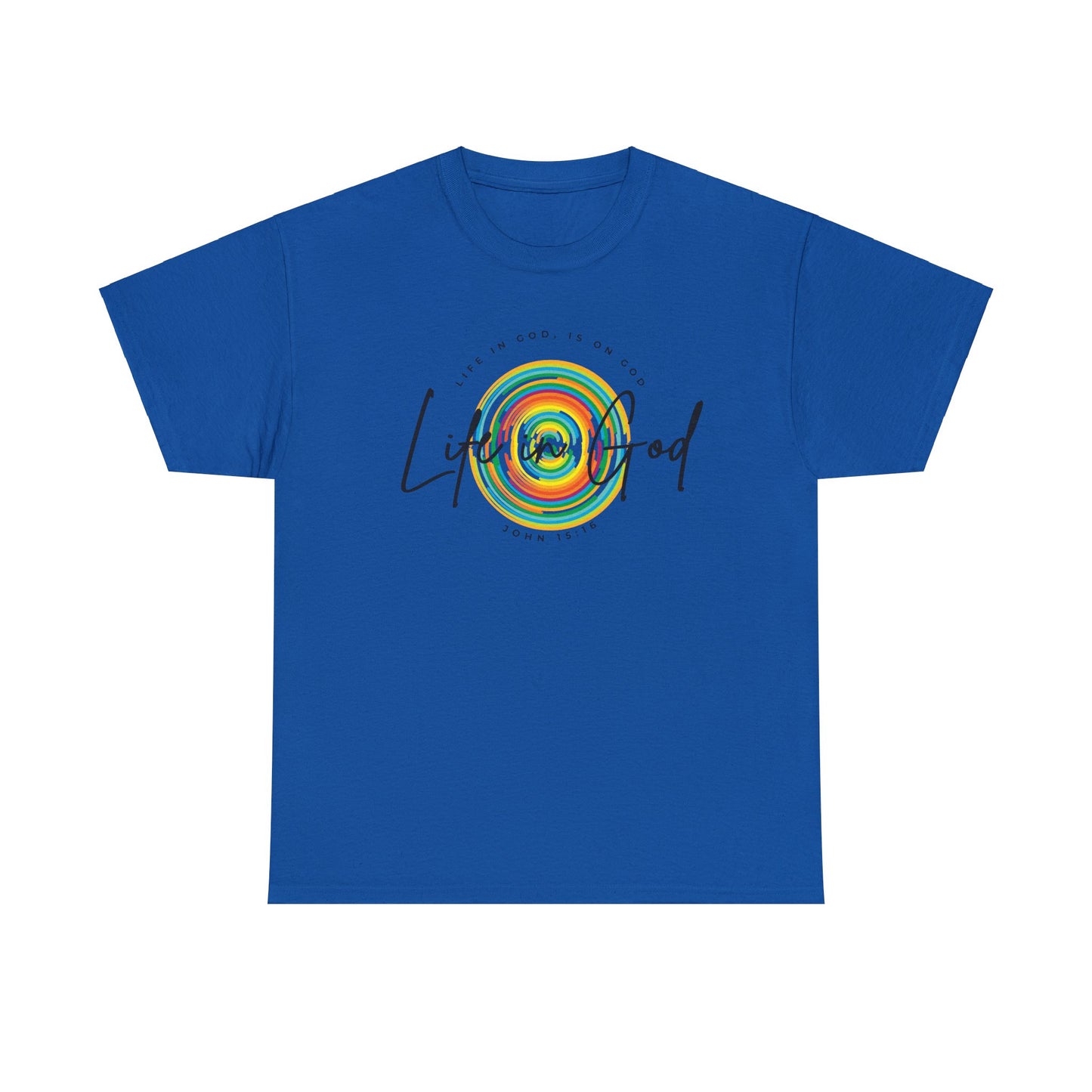 LIFE IN GOD 1 - Unisex Heavy Cotton Tee