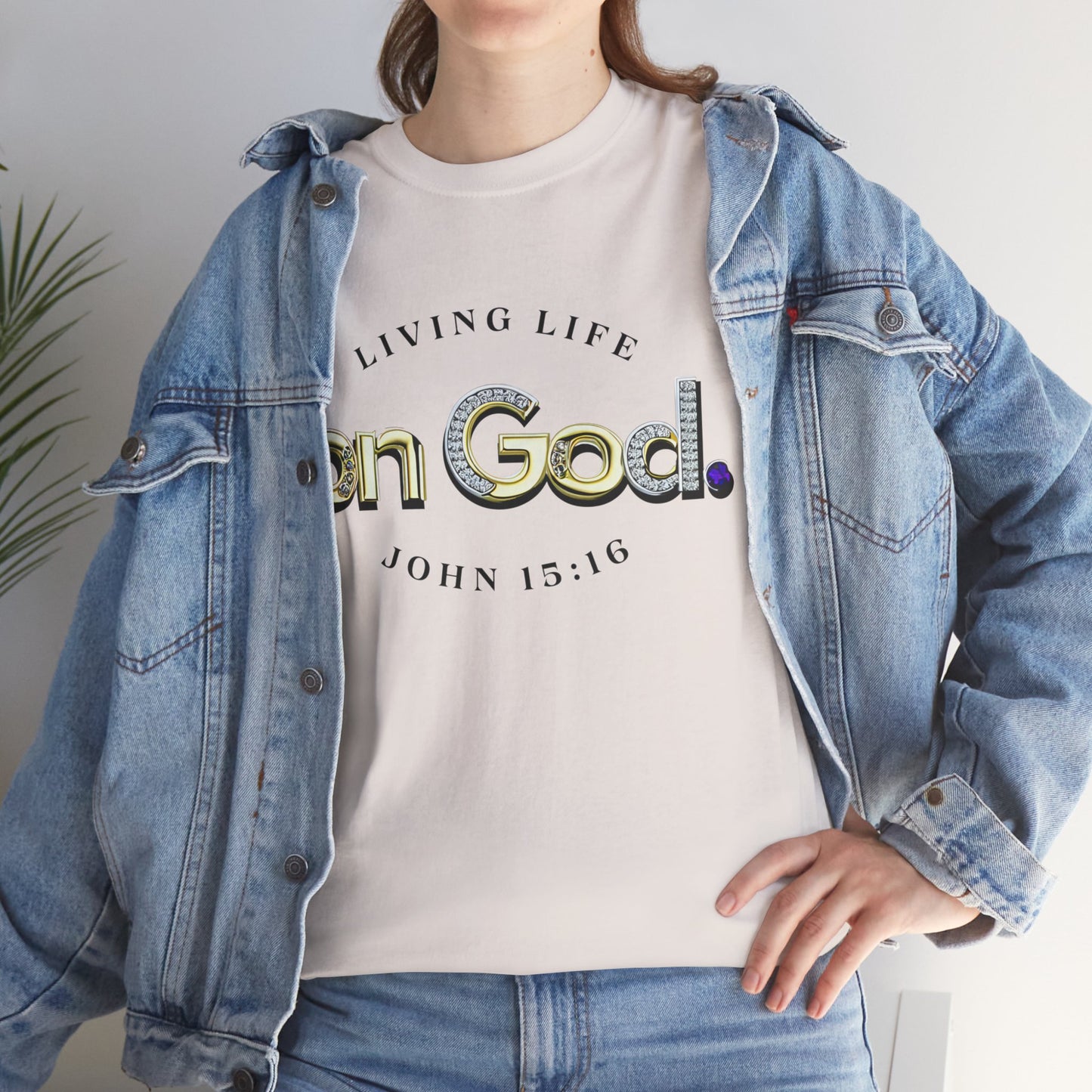 Living Life on God - 2 - Unisex Heavy Cotton Tee