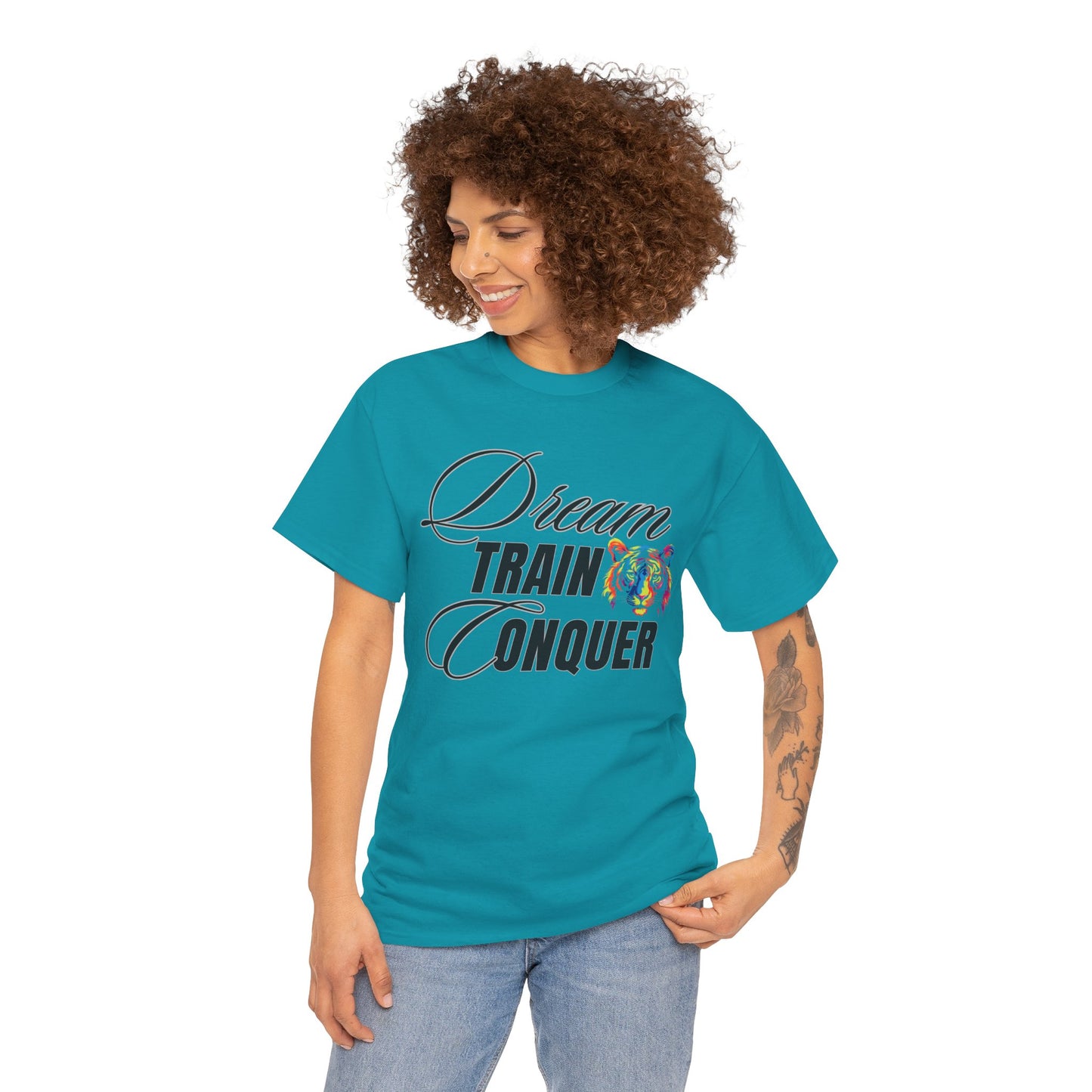 Dream Train Conquer Unisex T-Shirt - Inspirational Tee