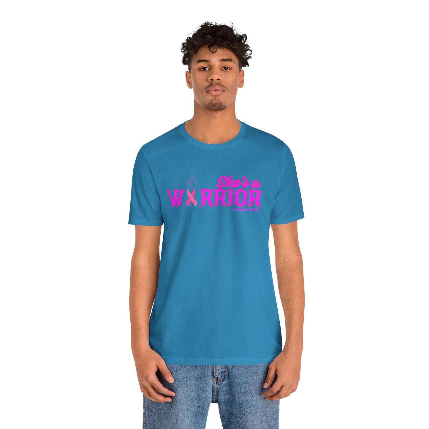 SHE'S A WARRIOR 2 - Unisex Jersey Short Sleeve Tee