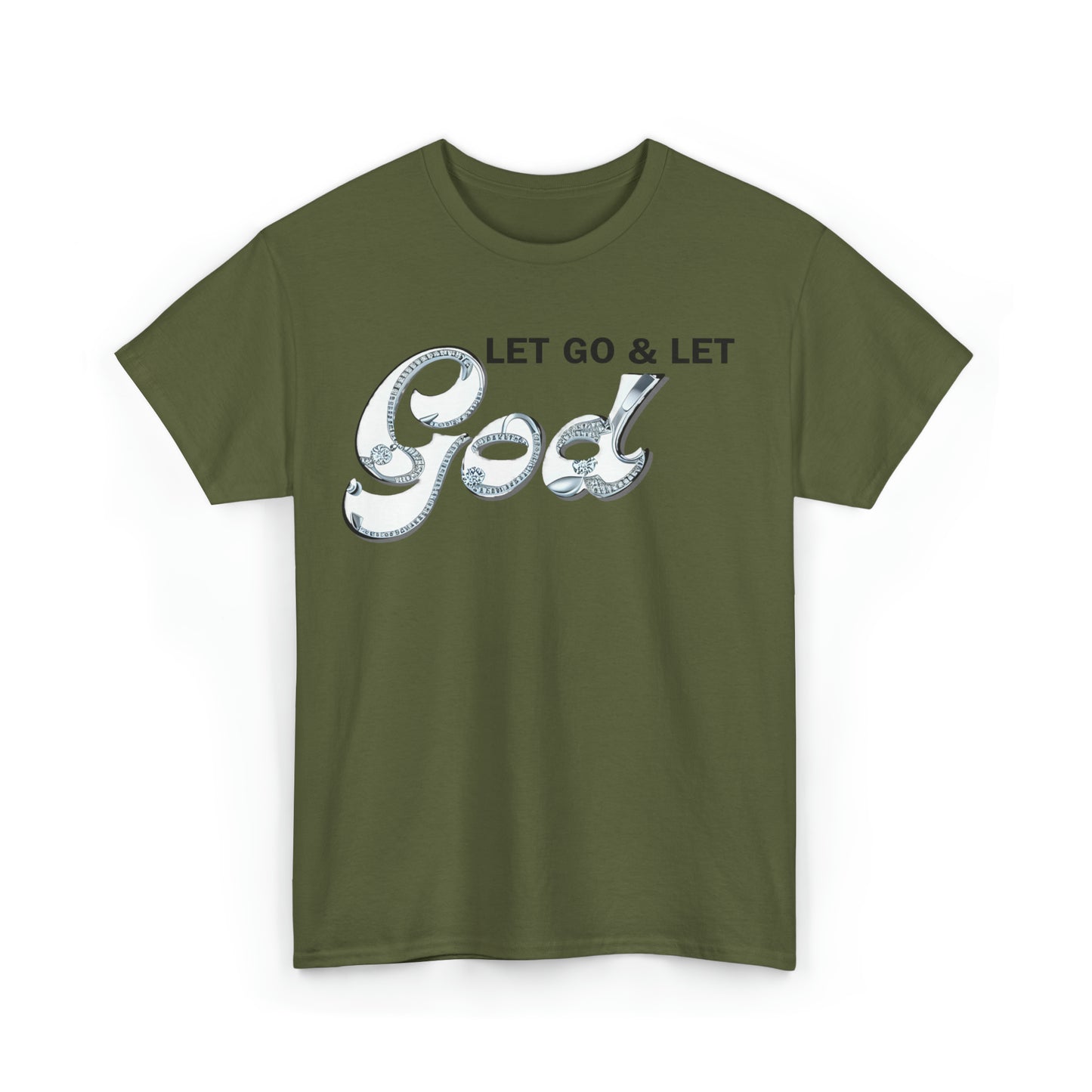 LET GO & LET GOD 2 - 5- Unisex Heavy Cotton Tee