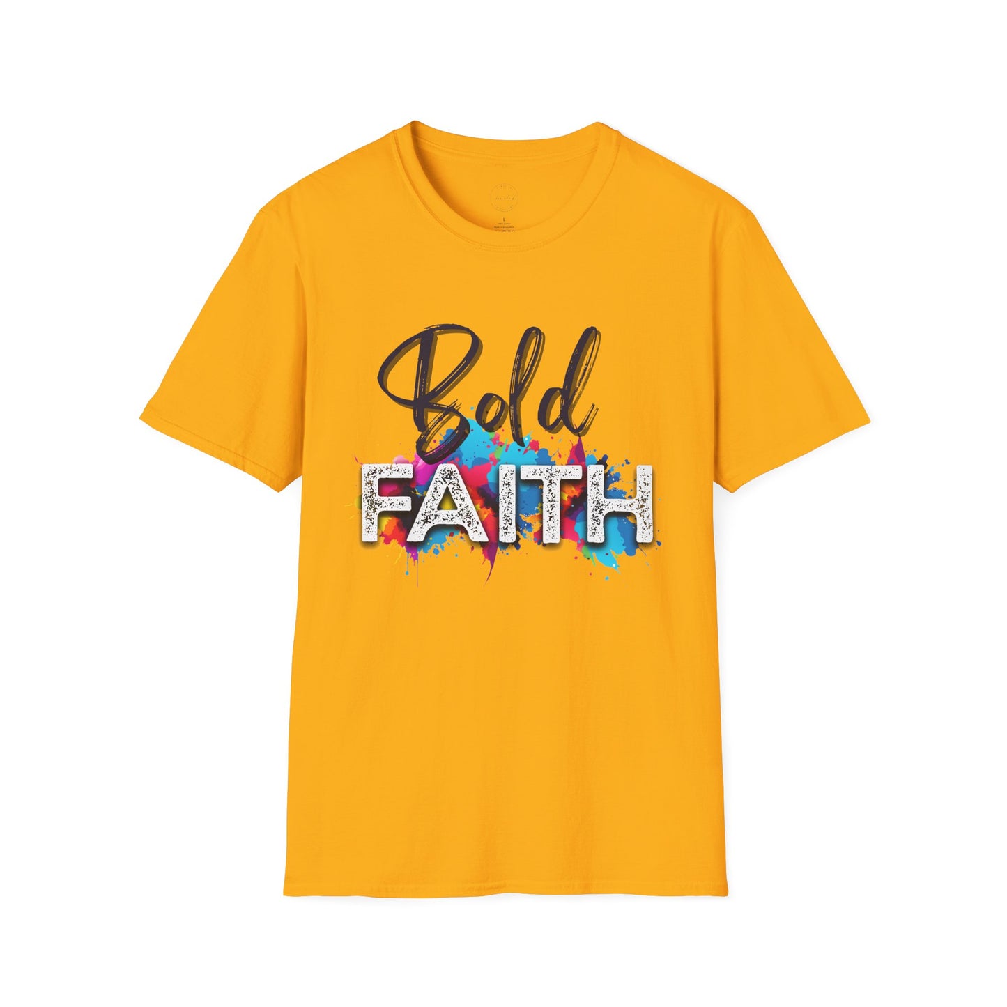 Bold Faith Unisex T-Shirt, Religious Graphic Tee, Inspirational Shirt, Christian Gift, Believe Top