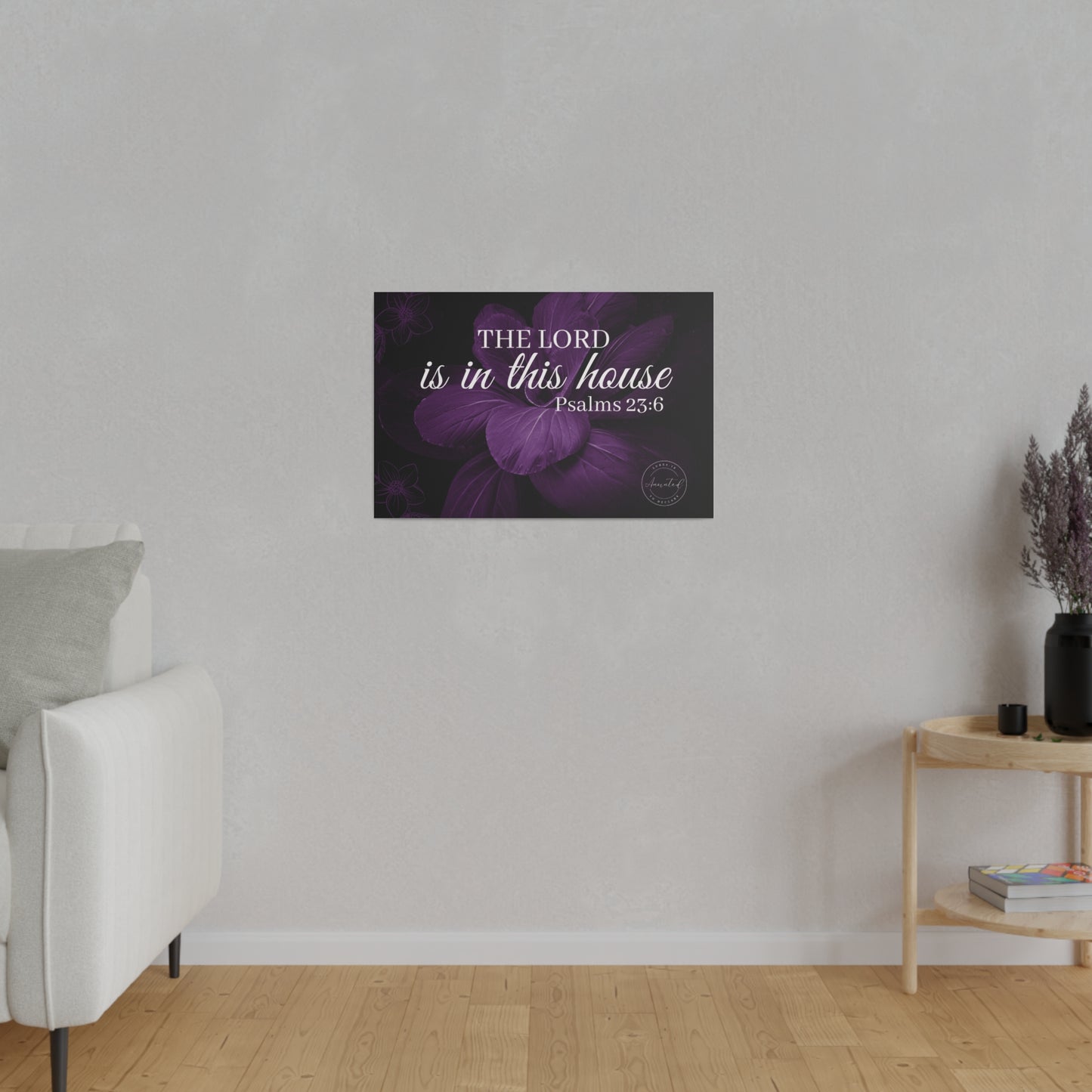 THE LORD IS IN THIS HOUSE 2 -Matte Canvas, Stretched, 0.75"