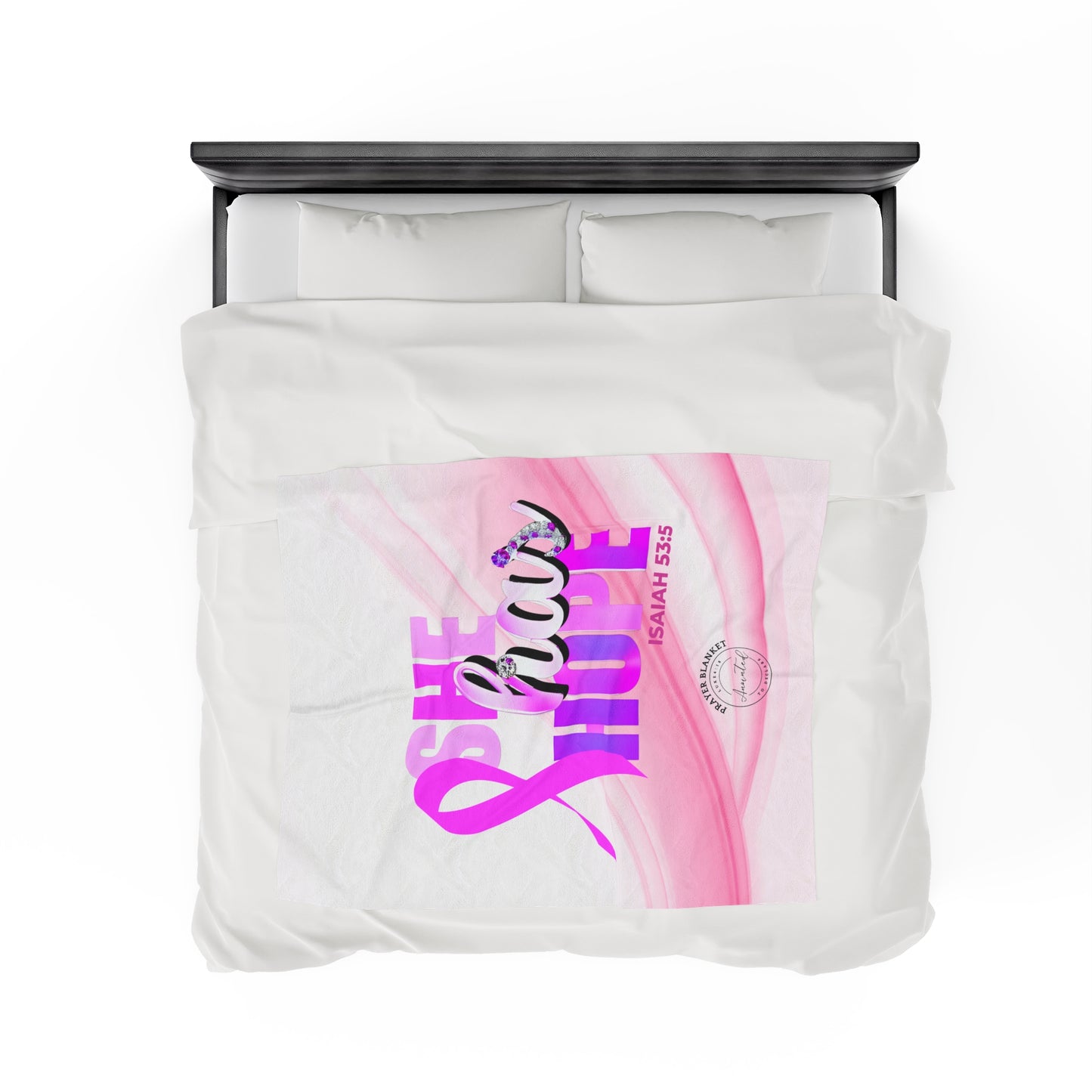 SHE HAS HOPE 1 -Velveteen Plush Blanket