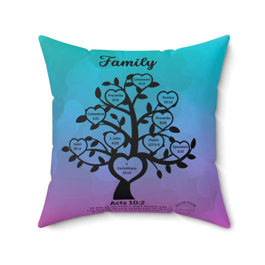 FAMILY ACTS 10:2 PRAYER PILLOW - 6