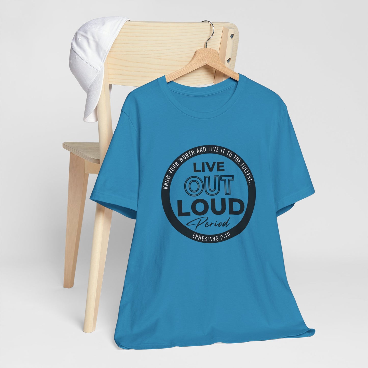 LIVE OUT LOUD 1 Unisex Jersey Short Sleeve Tee