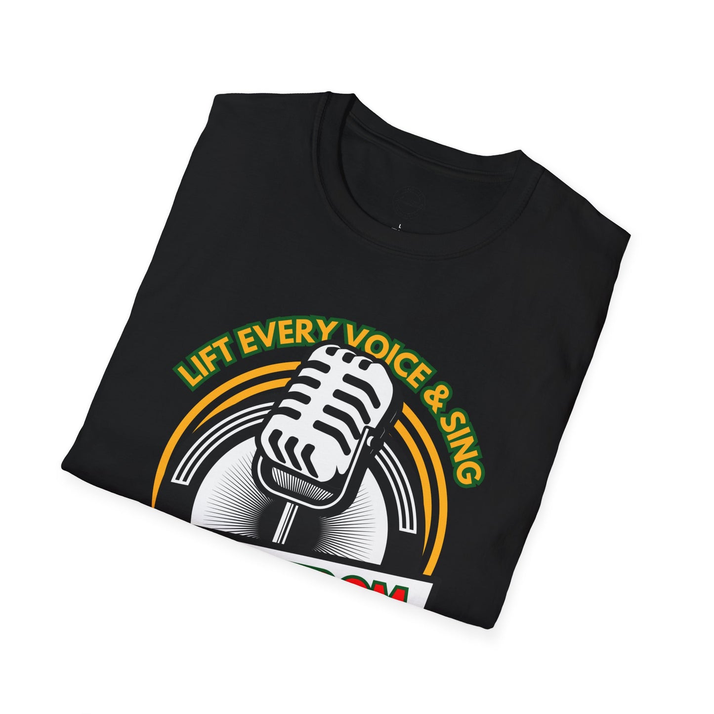 Black History T-Shirt lift Every Voice and Sing, Unisex Tee, African American Pride Shirt, Civil Rights Activism Top, Juneteenth Apparel