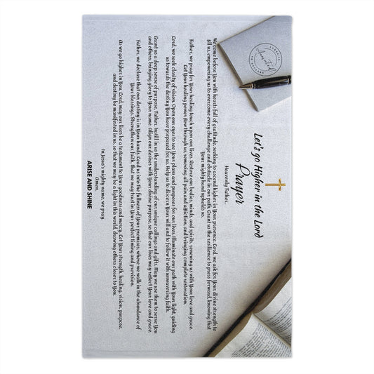 Let's go Higher in the Lord Prayer Towel, 11x18