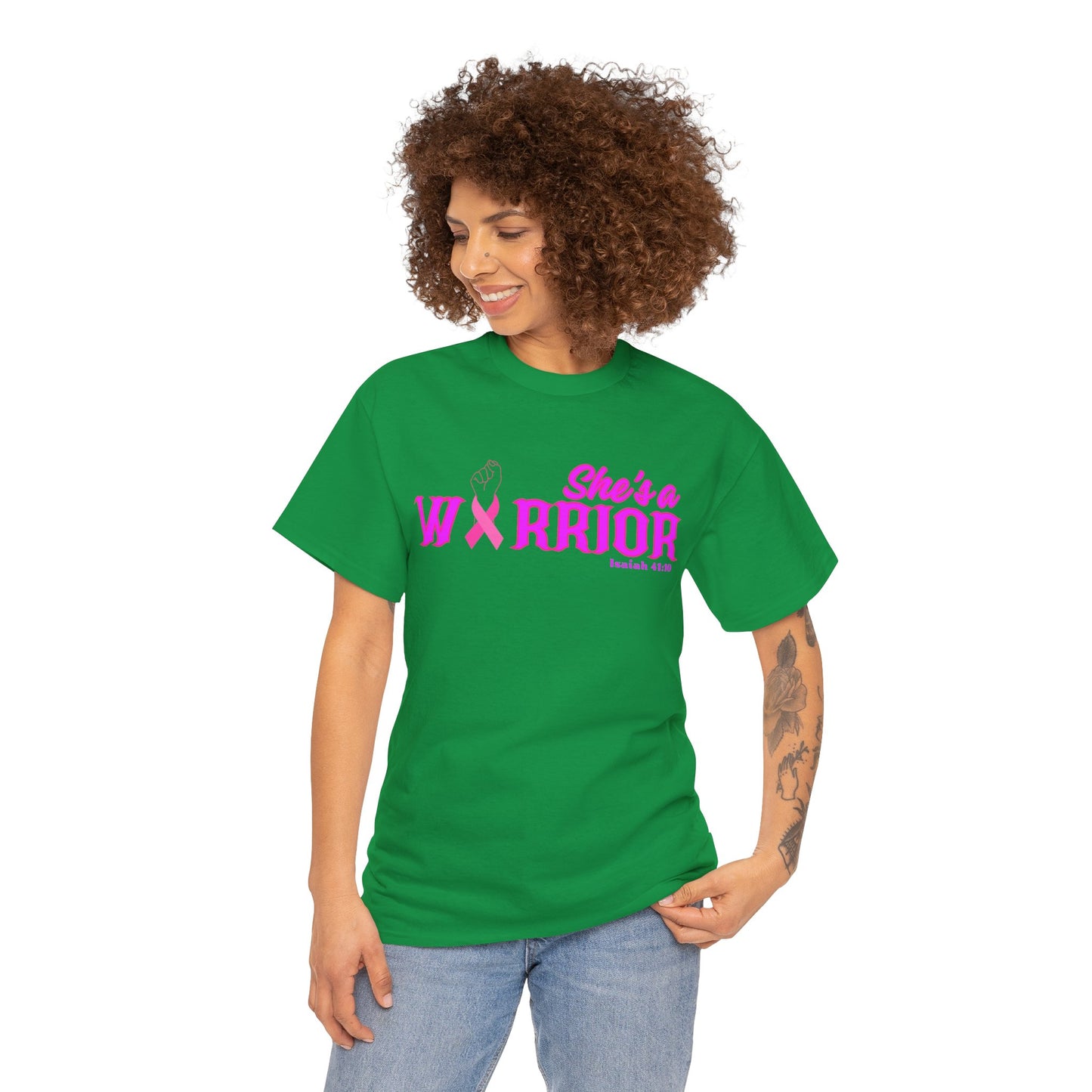 She's a Warrior 2 Heavy Cotton Tee