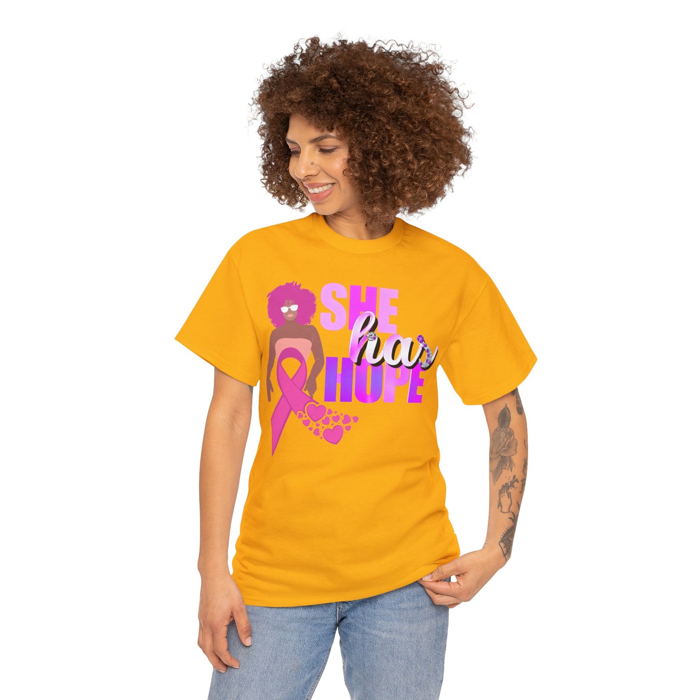 SHE HAS HOPE 3 -Heavy Cotton Tee