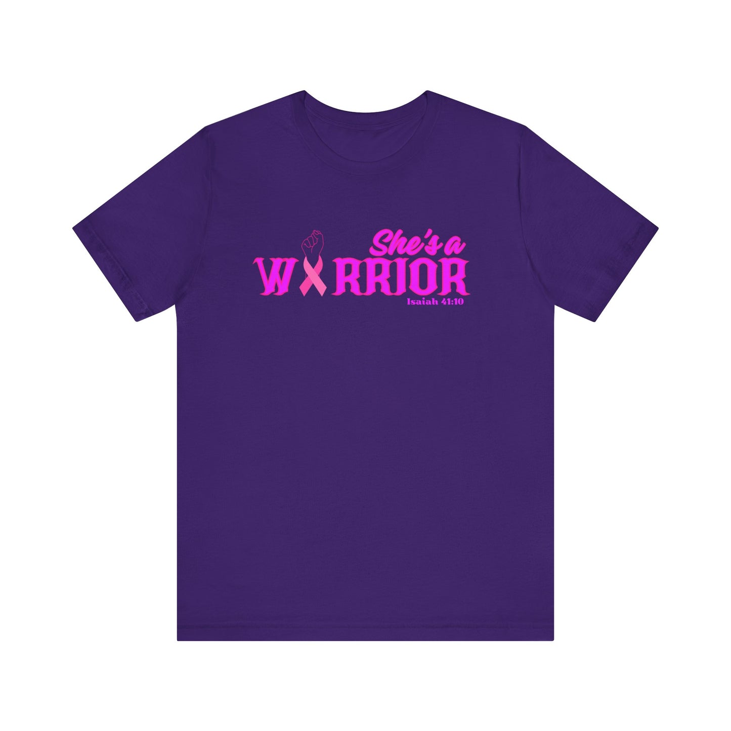 SHE'S A WARRIOR 2 - Unisex Jersey Short Sleeve Tee