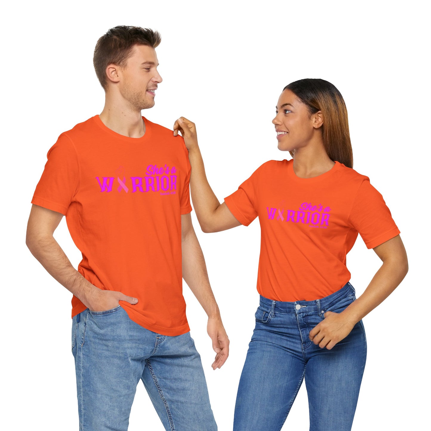 SHE'S A WARRIOR 2 - Unisex Jersey Short Sleeve Tee