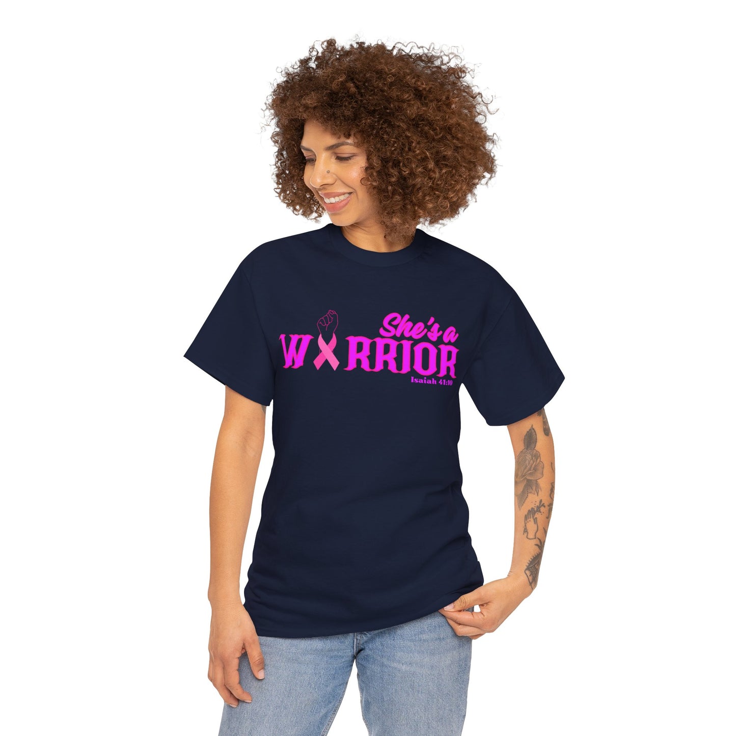 She's a Warrior 2 Heavy Cotton Tee